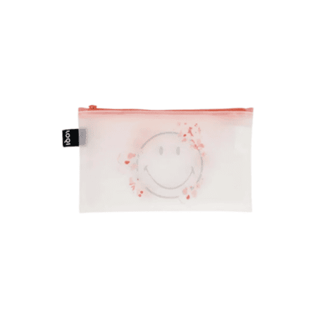 loqi faltbare einkaufstasche "smiley flowers", 3 farben