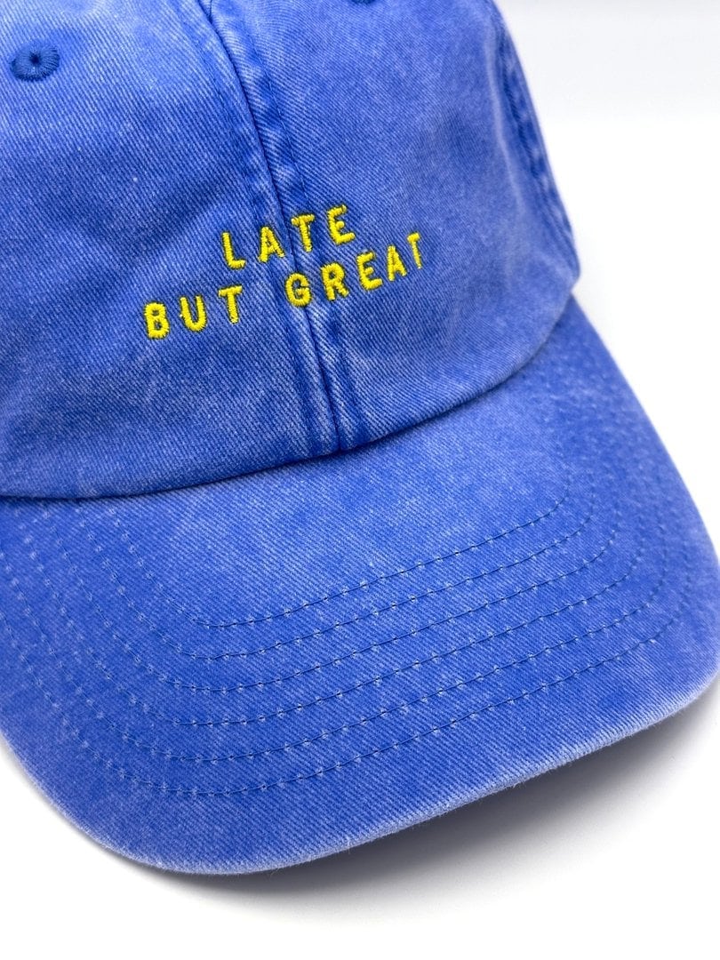 busenfreundin kappe "late but great", diverse farben