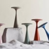 chic mic dimmbare ufo-tischleuchte, sage