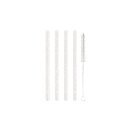 eulenschnitt glasstrohhalme "smileys" 4er set, 13 cm (kopie)