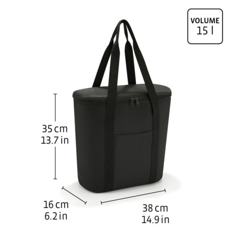 reisenthel thermo-shopper, raffia black