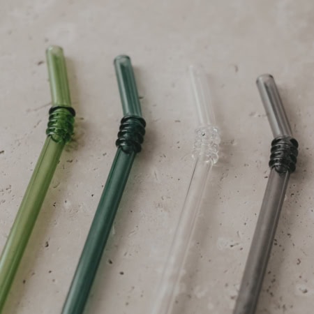 eulenschnitt glasstrohhalme "punkte" 4er set, 20 cm (kopie)