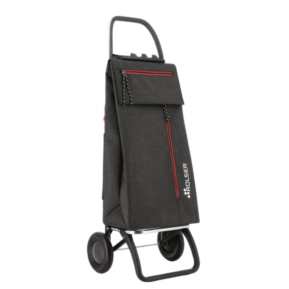 rolser, klappbarer einkaufstrolley "wallaby tweed", azul, 4 räder