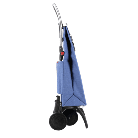rolser, klappbarer einkaufstrolley "wallaby tweed", azul, 4 räder