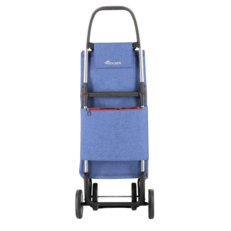 rolser, klappbarer einkaufstrolley "wallaby tweed", azul, 4 räder