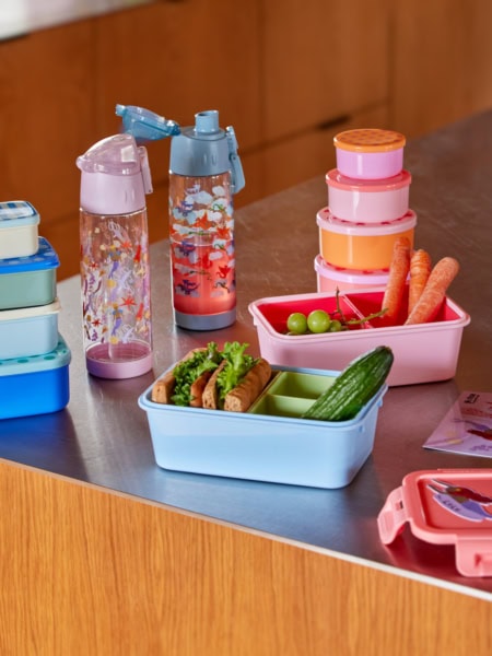 rice 4er-set quadratische lunchboxen, blau (kopie)