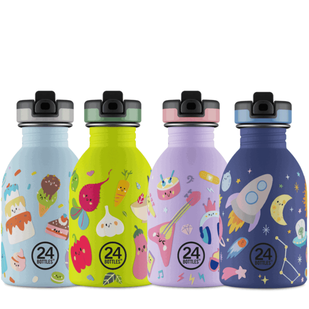 24bottles trinkflasche kids 250ml, diverse motive