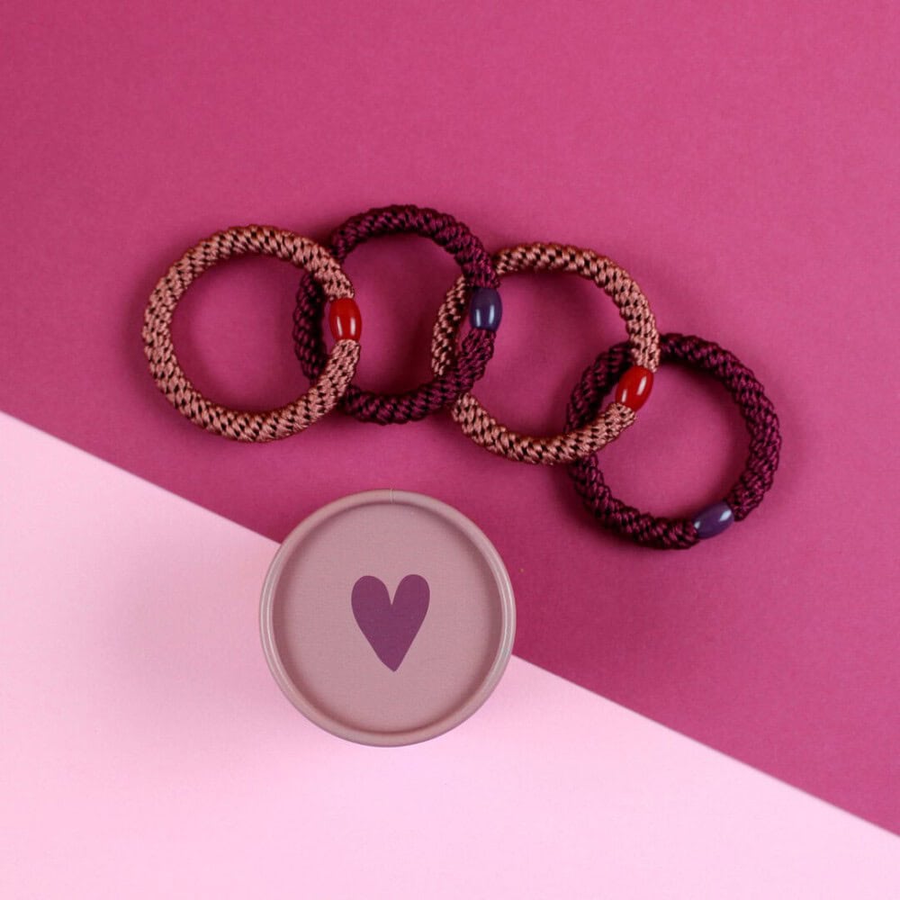 ava & yves kinder-armband "smiley", orange/rosa (kopie)