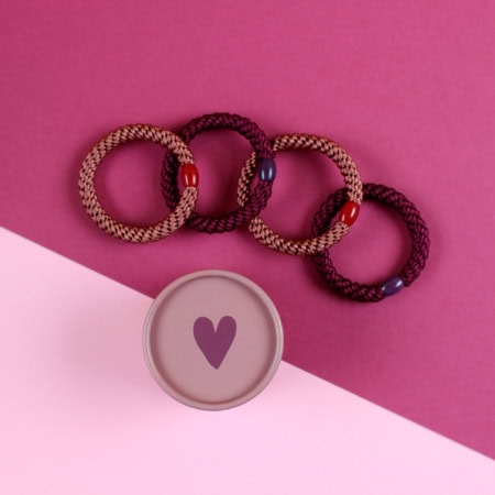 ava & yves kinder-armband "smiley", orange/rosa (kopie)