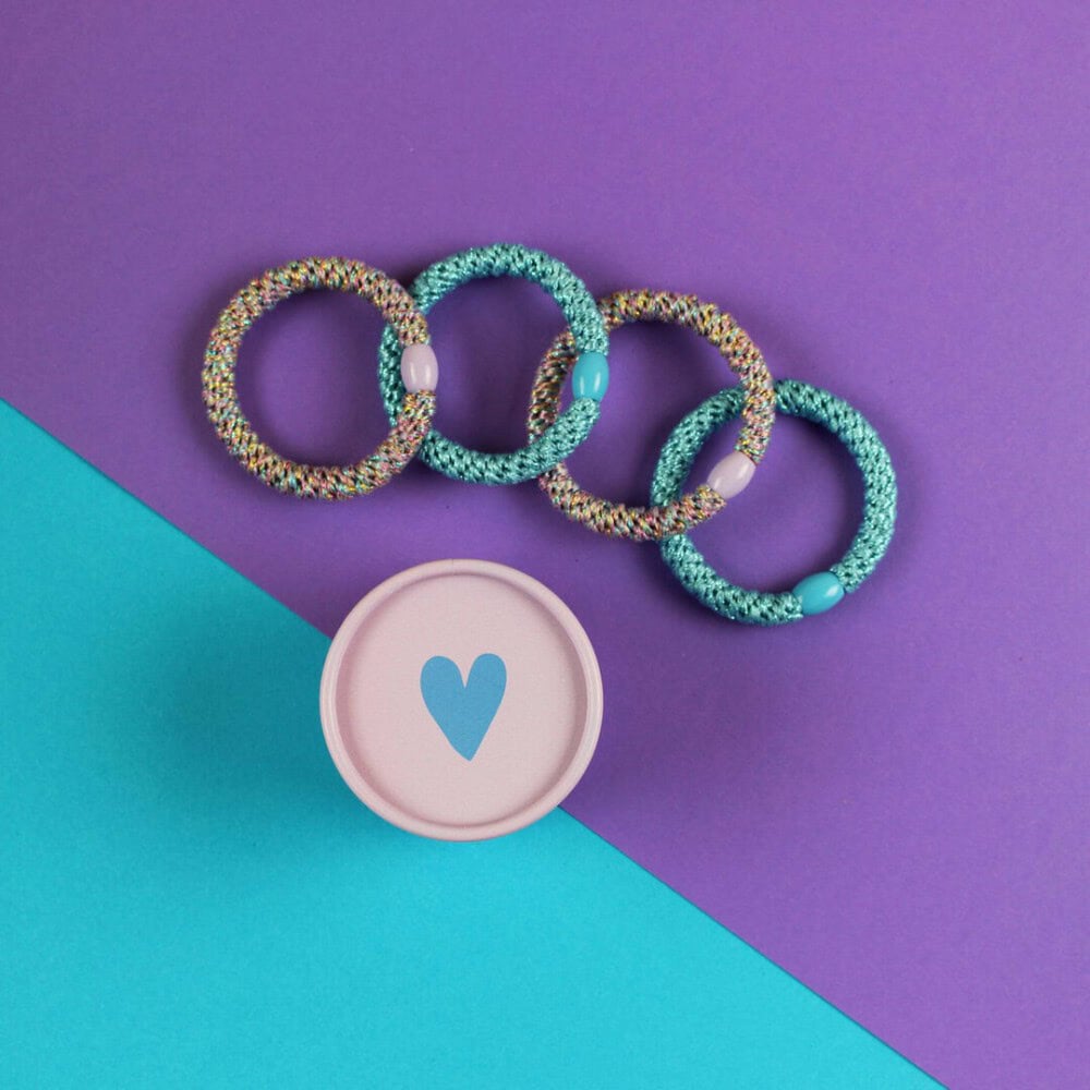 ava & yves kinder-armband "smiley", orange/rosa (kopie)