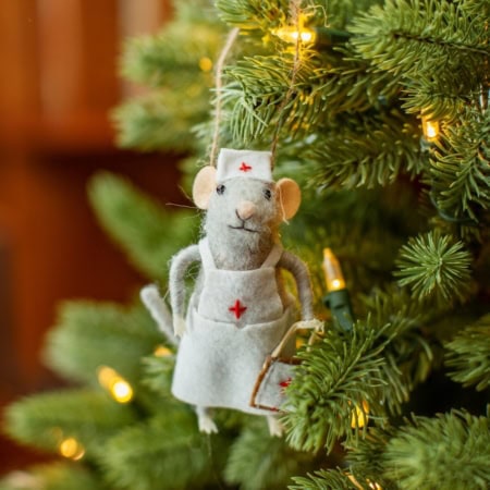 sass & belle christbaumanhänger aus filz „doctor mouse“ (kopie)