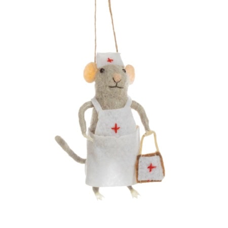 sass & belle christbaumanhänger aus filz „doctor mouse“ (kopie)