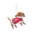 sass & belle christbaumanhänger aus filz „skiing mouse“ (kopie)