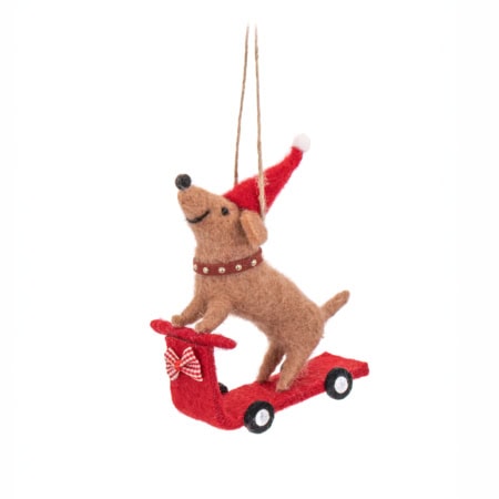 sass & belle christbaumanhänger aus filz „hot-sausage-dog" (kopie)