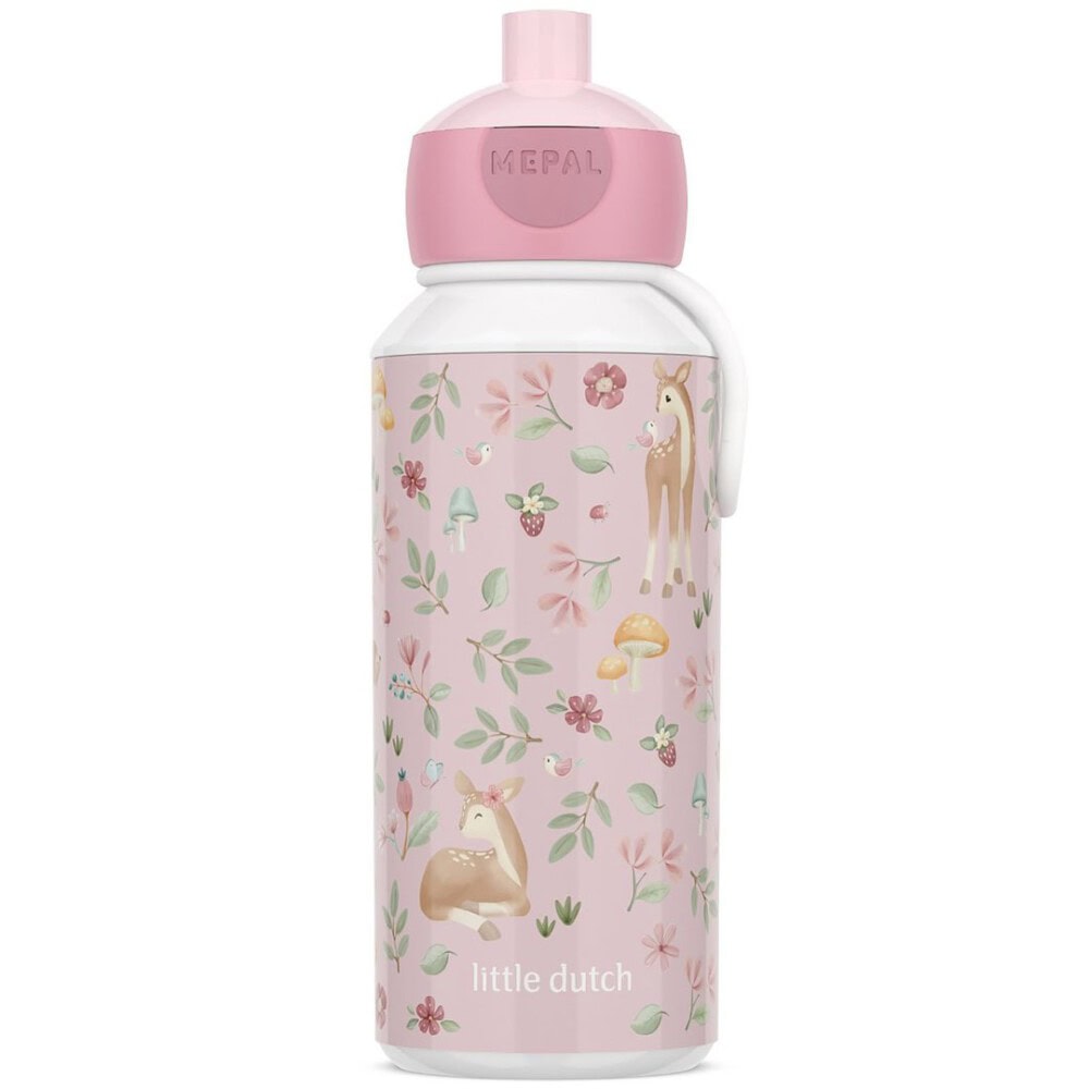 mepal trinkflasche pop-up 400 ml, "flowers & butterflies" (kopie)