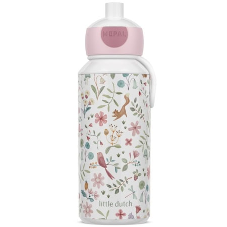 mepal trinkflasche pop-up 400 ml, "flowers & butterflies" (kopie)