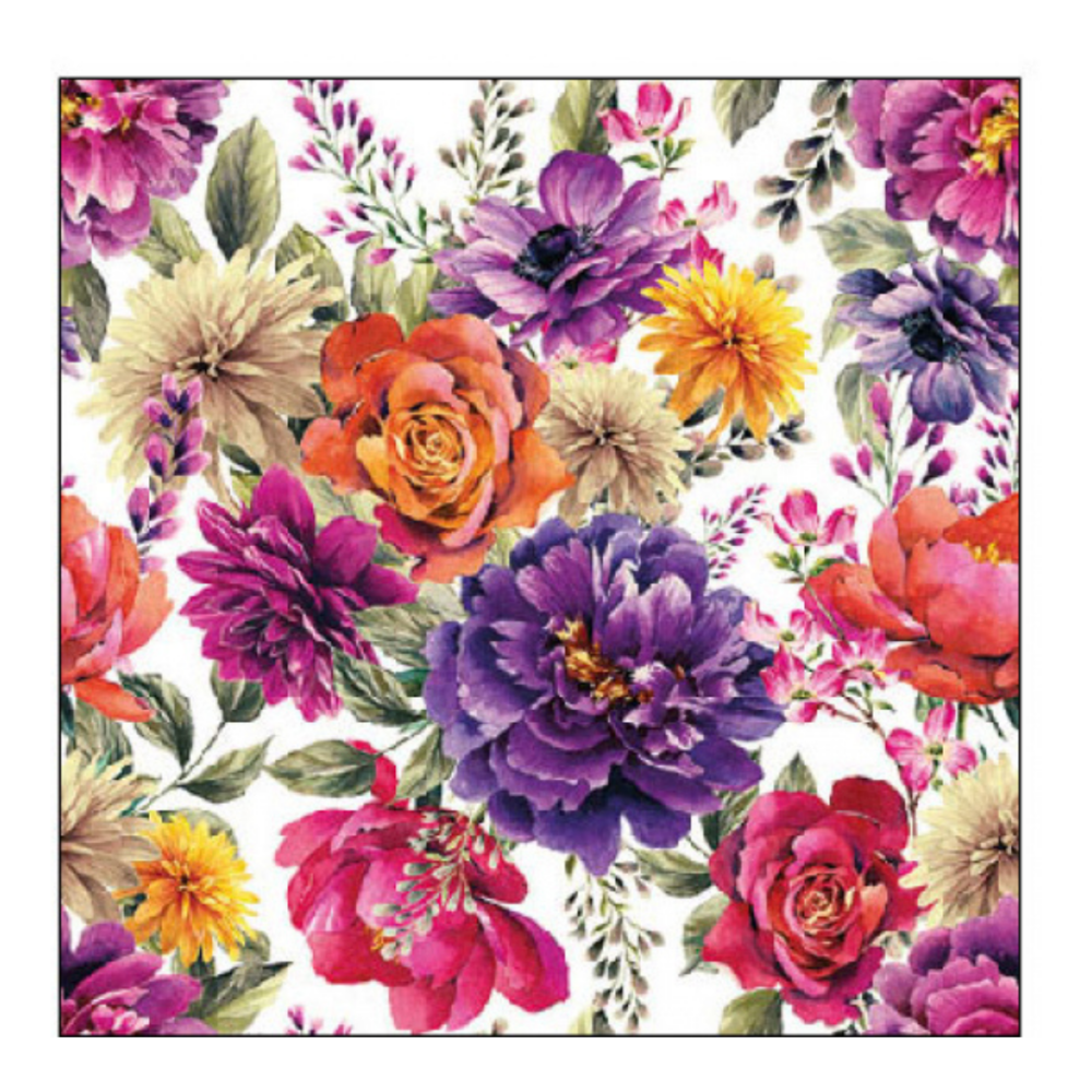 ambiente, papierservietten "eucalyptus and fern bouquet", 33 cm (kopie)