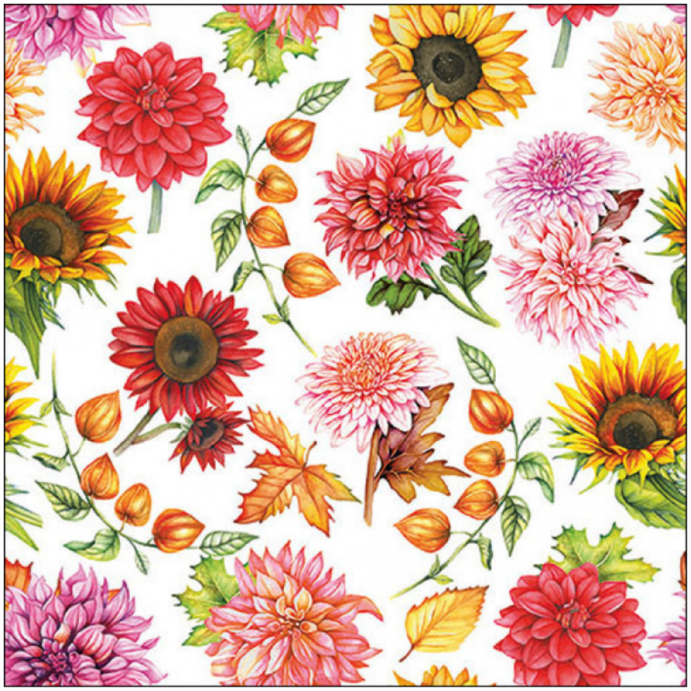 ambiente, papierservietten "eucalyptus and fern bouquet", 33 cm (kopie)