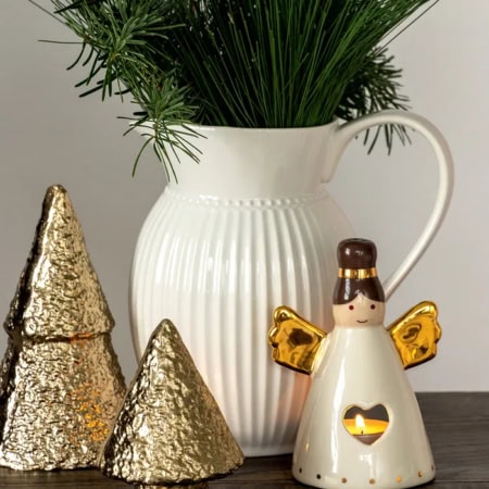 greengate teelichthalter "cindarella xmas" white, 3 größen (kopie)