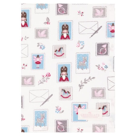 greengate geschirrtuch ‘xmas letter' white (printed) (kopie)