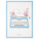greengate geschirrtuch ‘xmas letter' white (printed) (kopie)