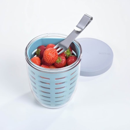mepal snackpot "ellipse" 350 ml, vivid mauve (kopie)