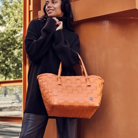 handed by flechtkorb paris shopper, soft peach (kopie)