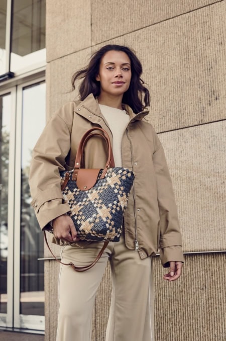 handed by flechtkorb paris shopper, soft peach (kopie)