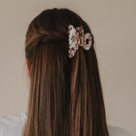 eulenschnitt haarspange "herz pearl", groß (kopie)