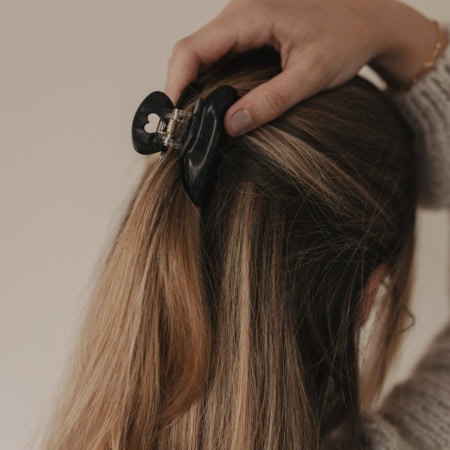 eulenschnitt haarspange "herz pearl", groß (kopie)