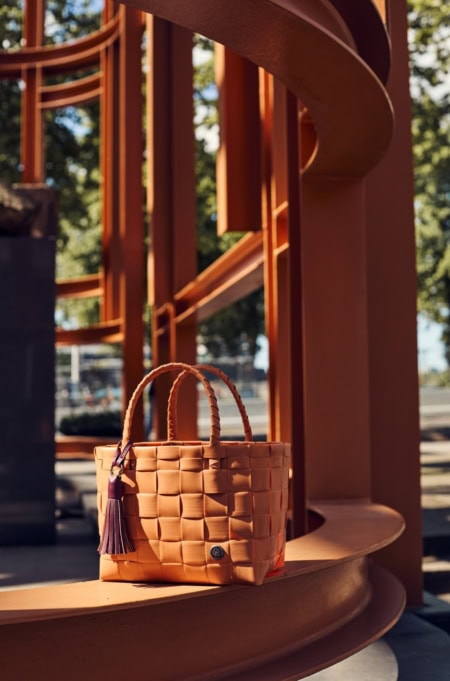 handed by flechtkorb paris shopper, soft peach (kopie)