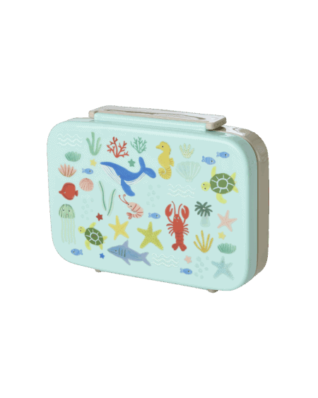 rice kinderteller "happy forest print", pink (kopie)