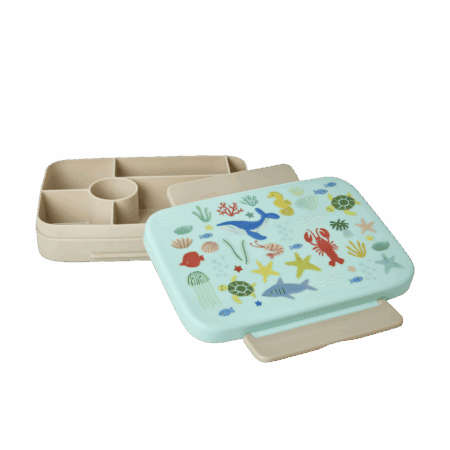 rice kinderteller "happy forest print", pink (kopie)