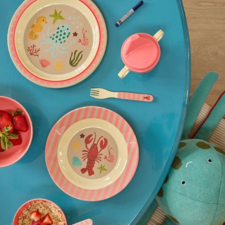 rice kinderbesteck "blue ocean print" (kopie)