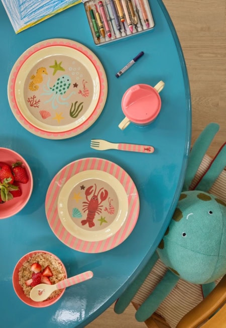 rice kinderbesteck "blue ocean print" (kopie)