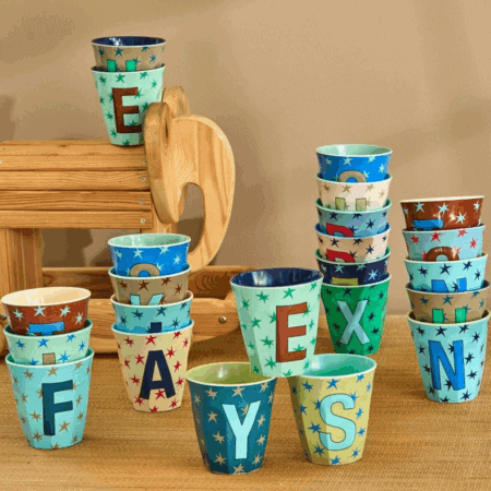 rice becher "mint fun fair print", medium