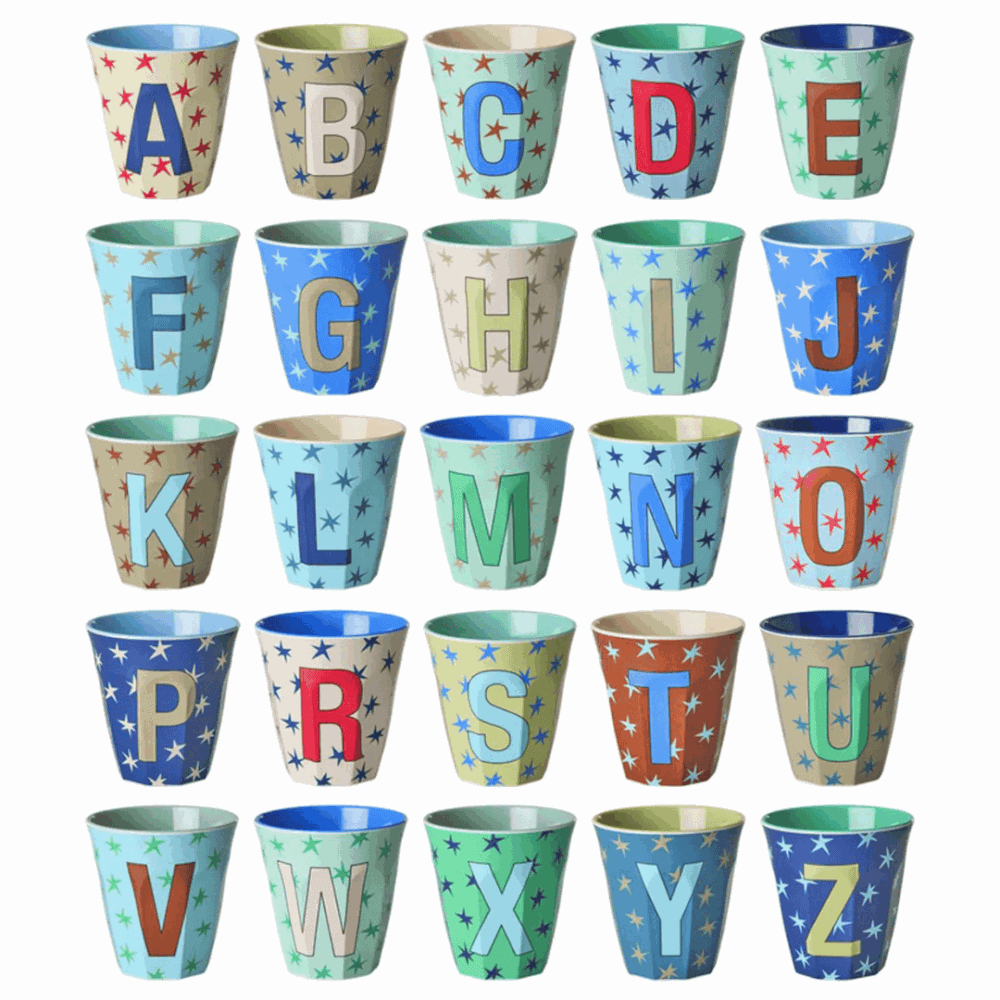 rice becher "mint fun fair print", medium