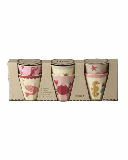 rice becher "small flower print", medium, 3 farben (kopie)