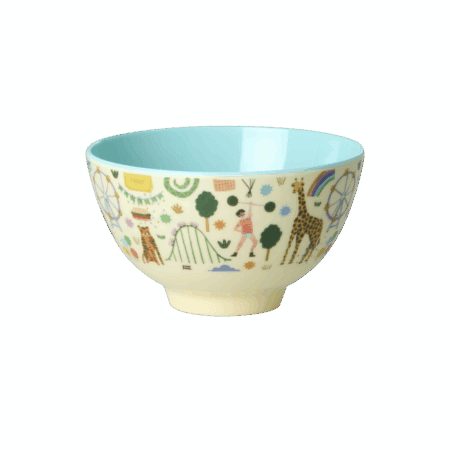 rice kleine schüssel "mint fun fair print", 300 ml