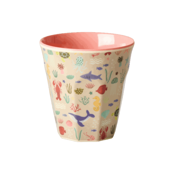 rice becher "small flower print", medium, 3 farben (kopie)