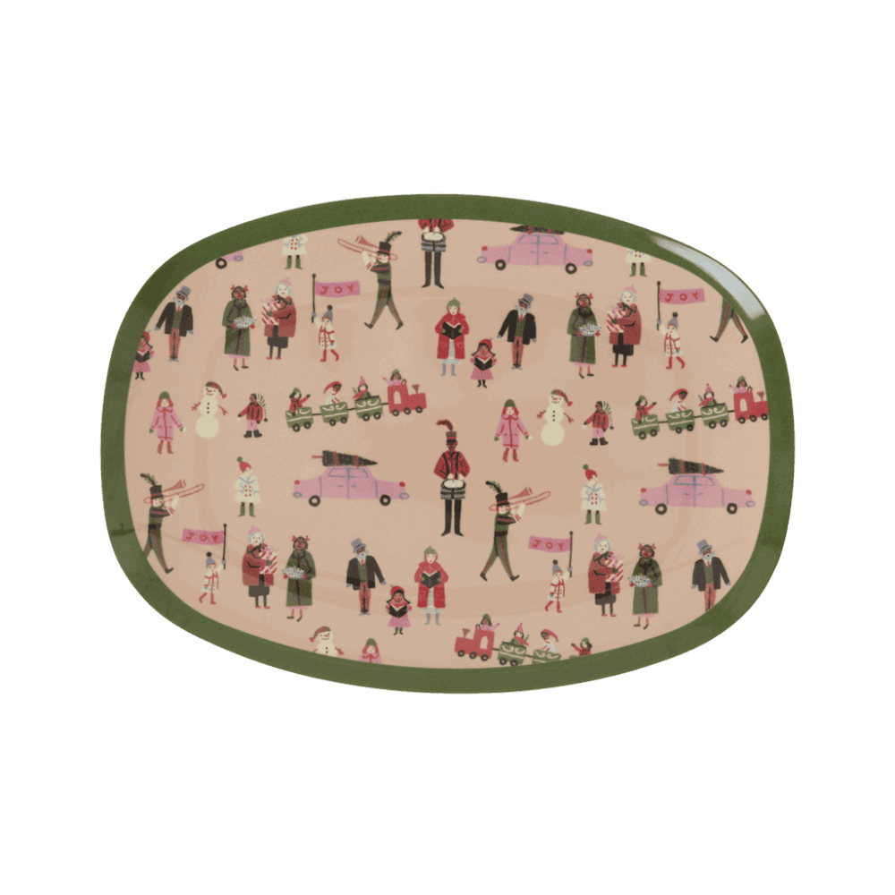 rice anhänger aus velours "herz" grün