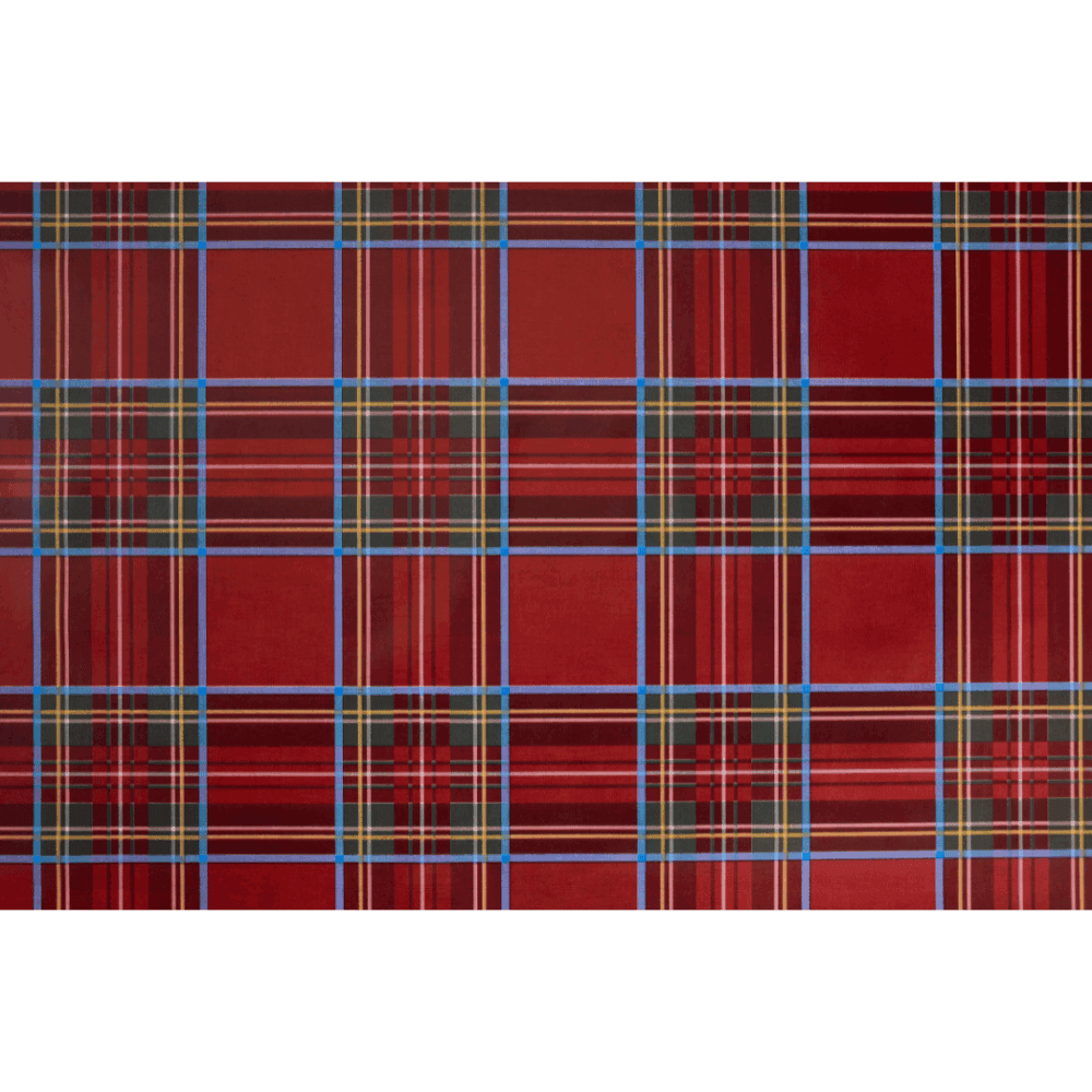 tischtuch pure acryl mit blauen blumen, weiß (kopie)