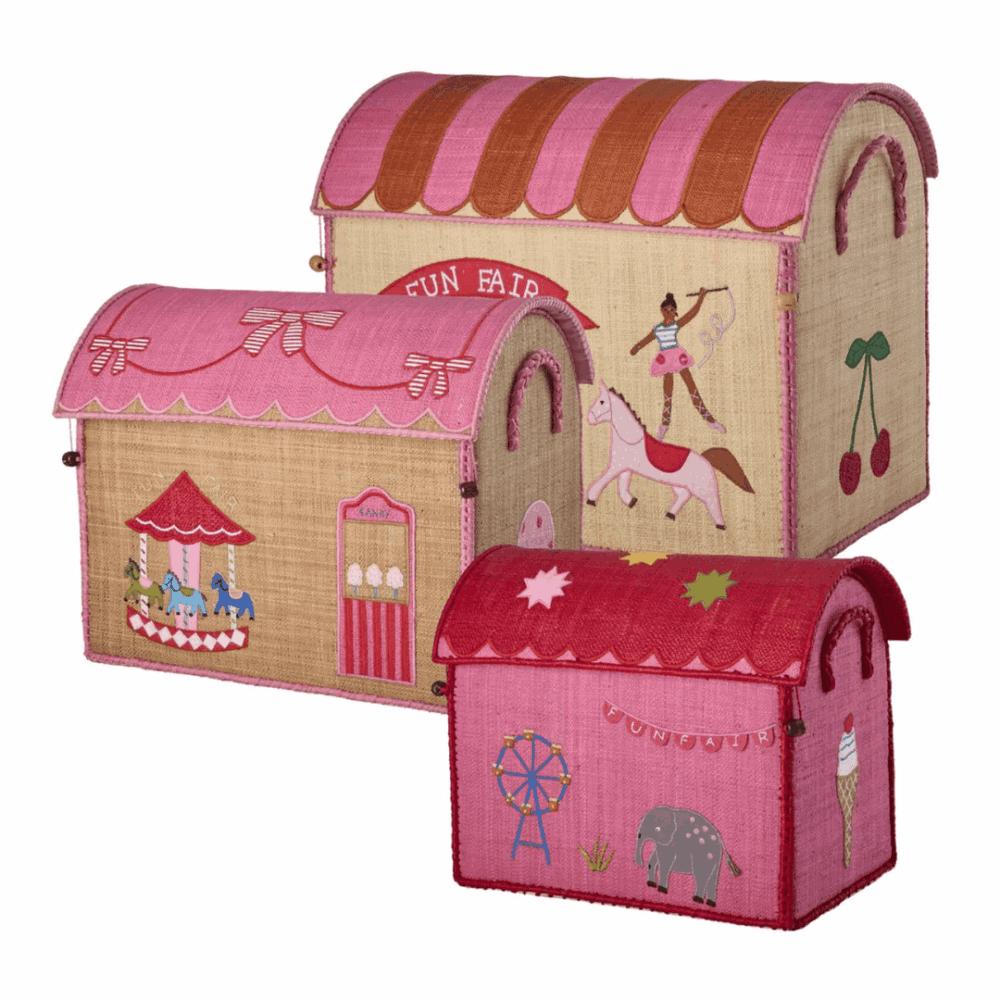 rice aufbewahrungskorb "wild life theme", drei größen (kopie)