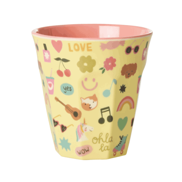 rice becher "pink fun fair print", medium (kopie)