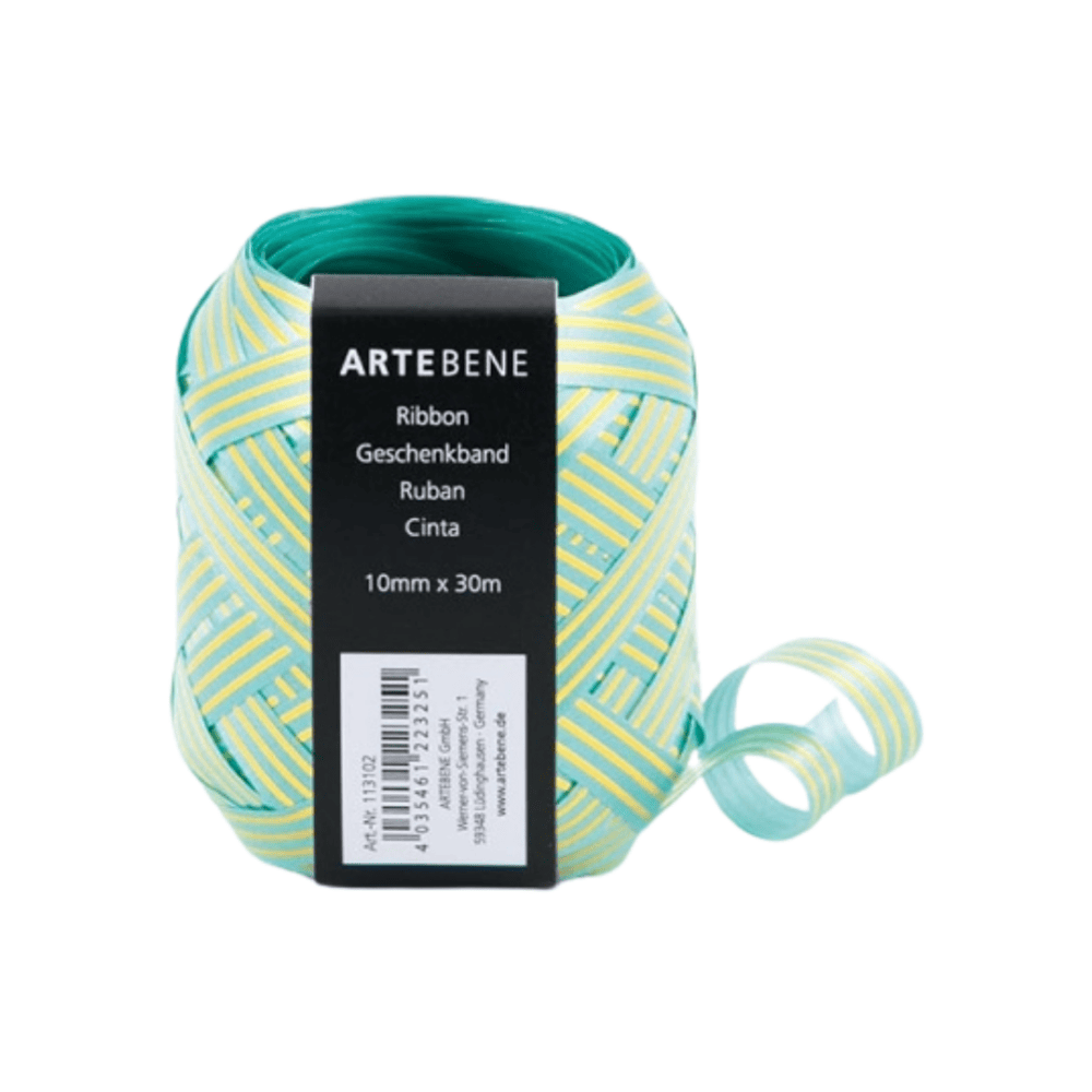 artebene-band-ei-knaeul-goldstreifen-mint