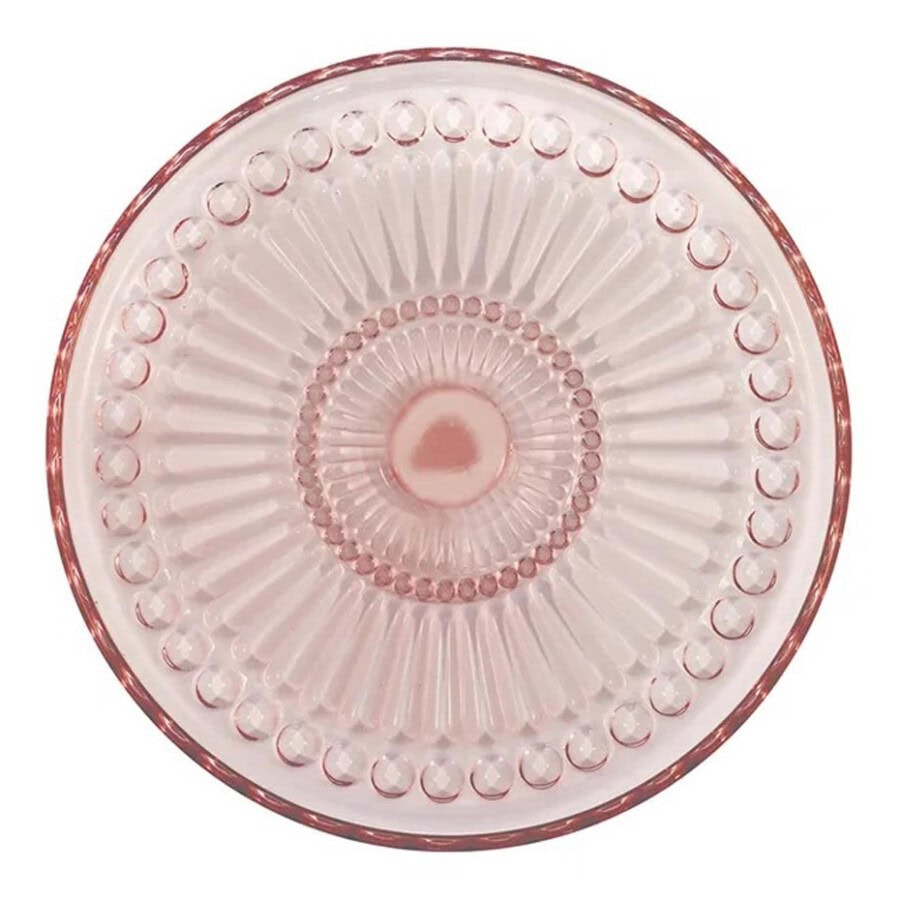 GreenGate-Alice-Fruehstuecksteller-Glas-rosa