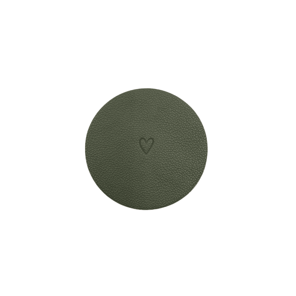 eulenschnitt-untersetzer-gruen