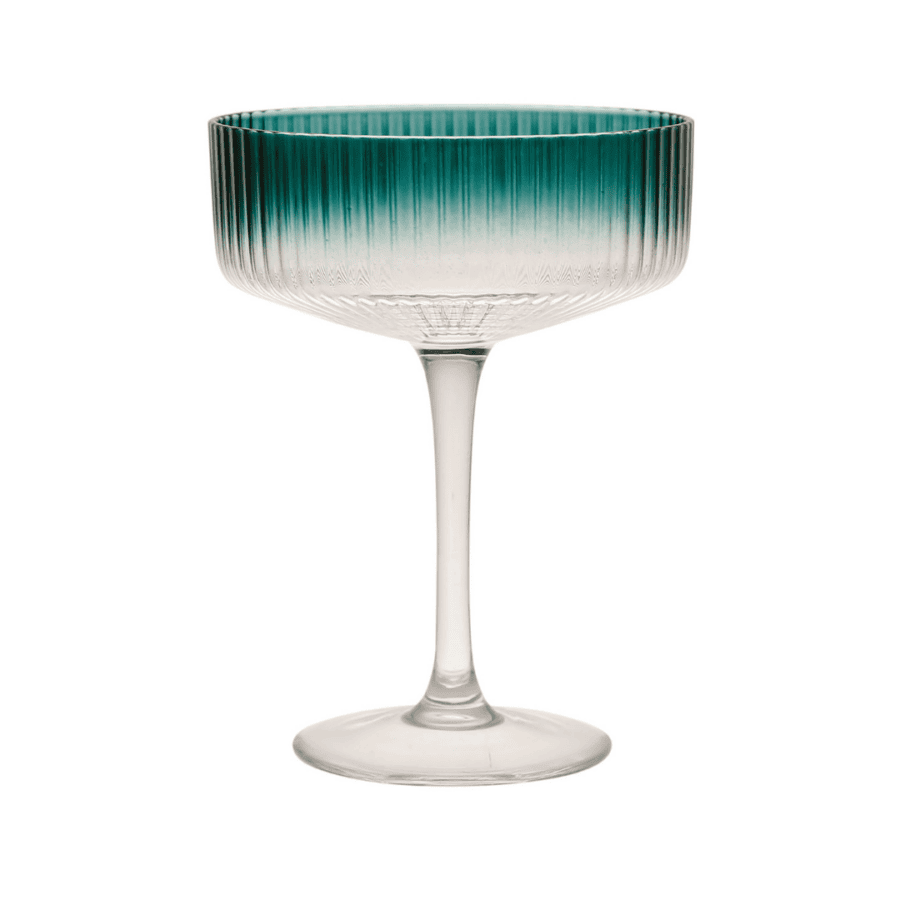yliades-striped-champagner-glas-funky-emerald