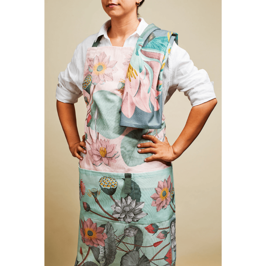 ChicMic-Organic-kitchen apron-Nelumbo