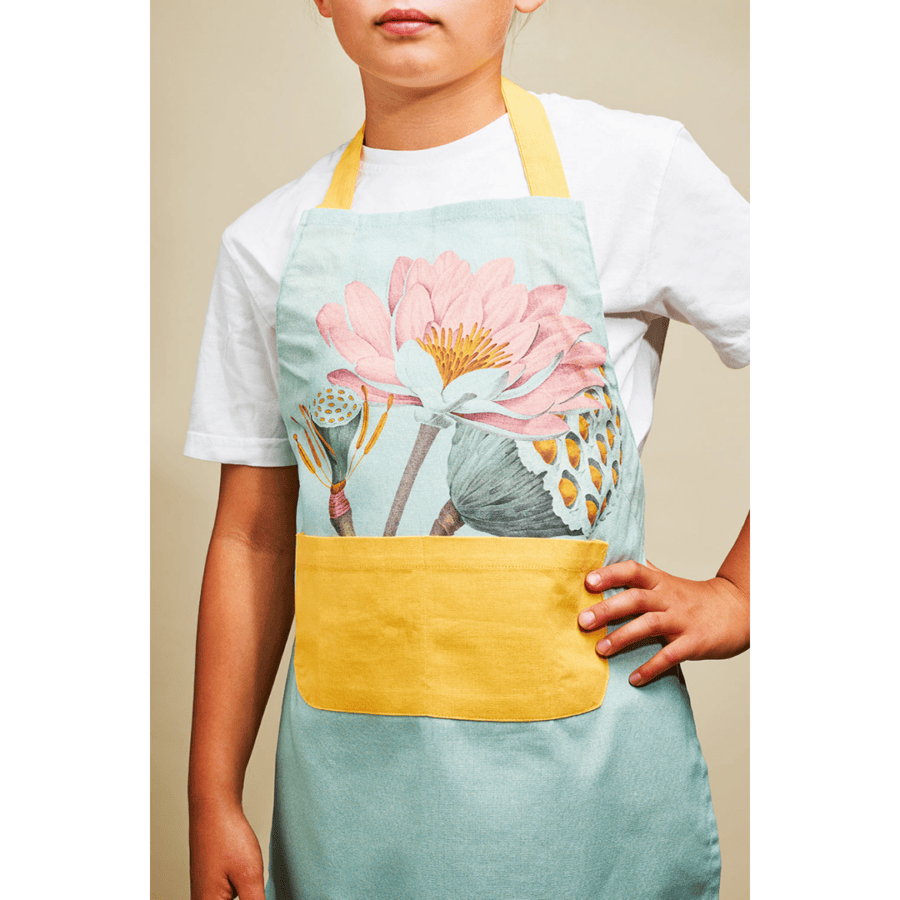 ChicMic-Organic-kitchen apron-Nelumbo-Kids